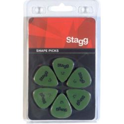 Stagg SPSTD X6-0.73 - kostki gitarowe